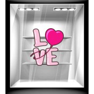 Αυτοκόλλητο βιτρίνας - Αγίος Βαλεντίνος 63